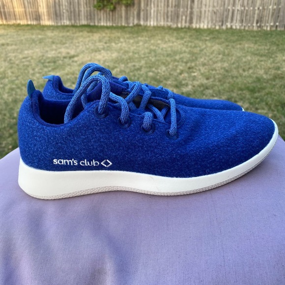 All Birds Sams Club Exclusive Wool Runners Blueberry w/laces Women's Sz 8  Shoe - Picture 3 of 12